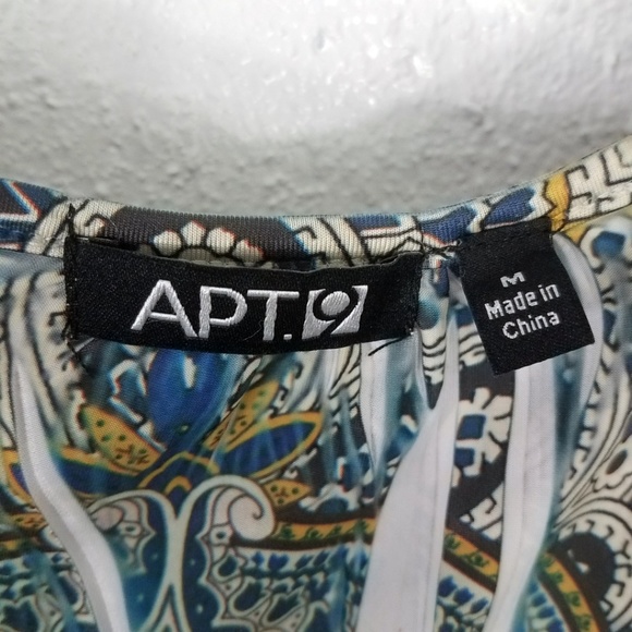 Paisley Rose Blouse Tunic Dress - Picture 8 of 8